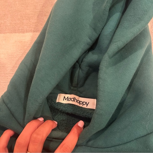 Madhappy Teal Hoodie - Picture 2 of 2